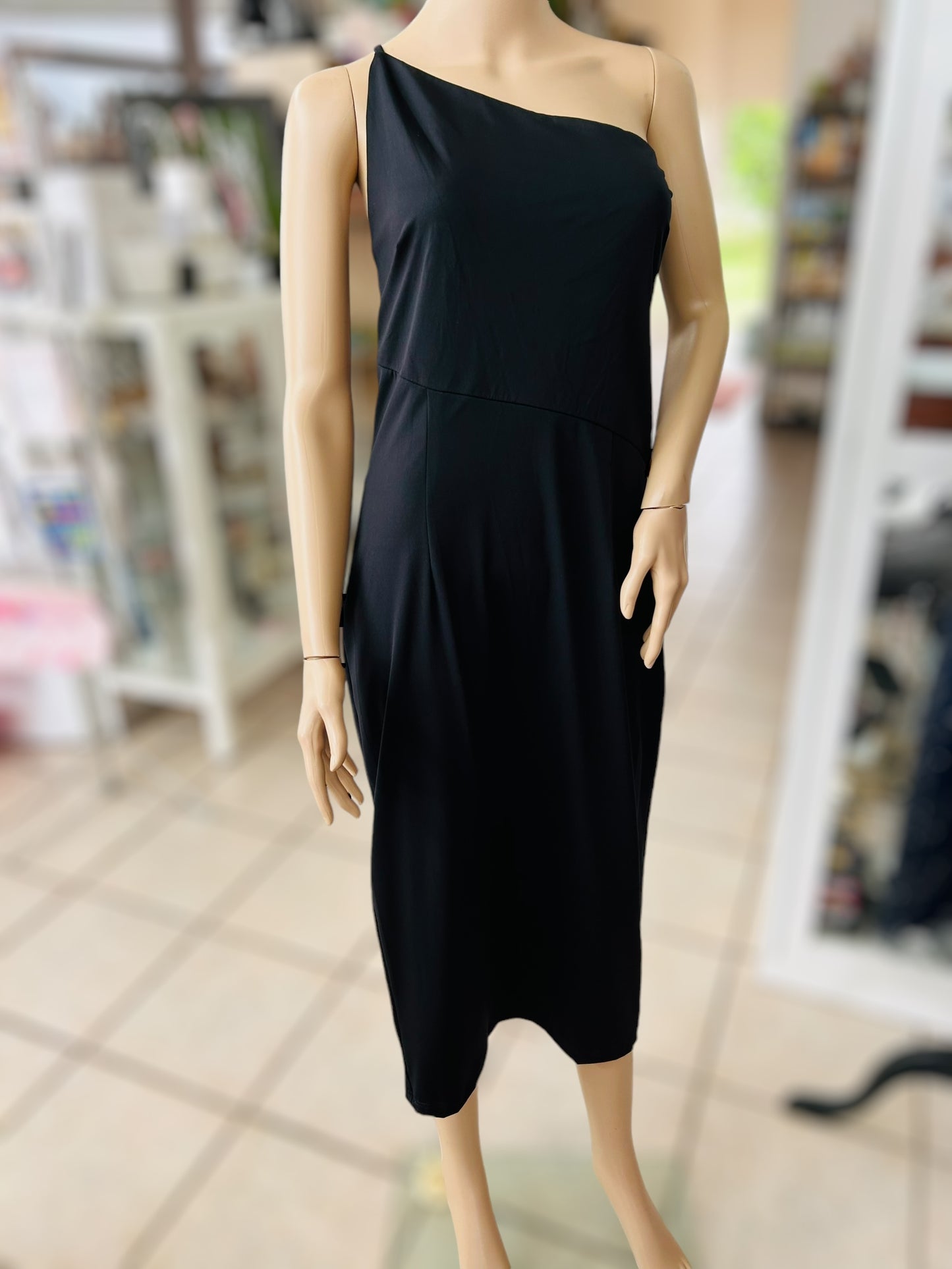 ROMANCE BY HONEY & BEAU RD214302 Ivy Two-Toned Dress Black SIZE 12