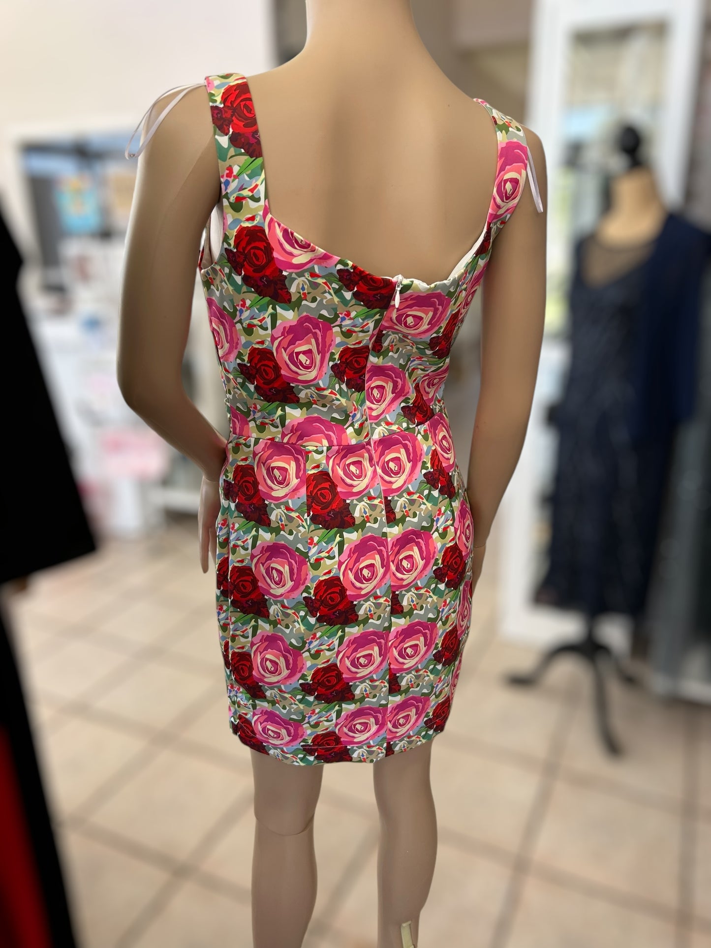 ROMANCE Anastasia Sleeveless Dress PINK PRINT 10