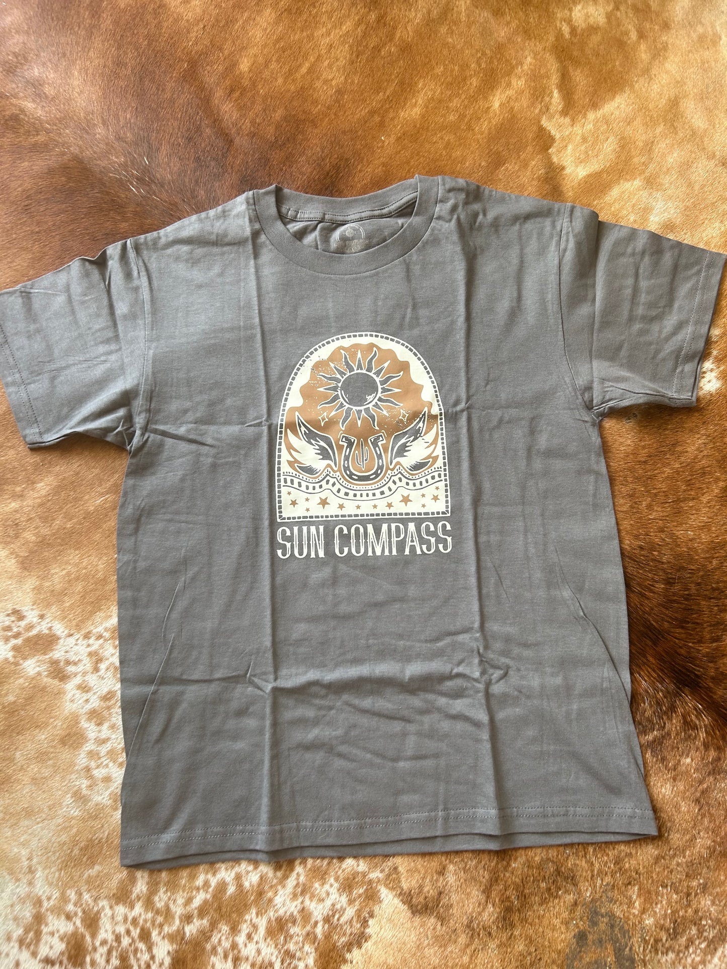 Western Sun Tee - Grey