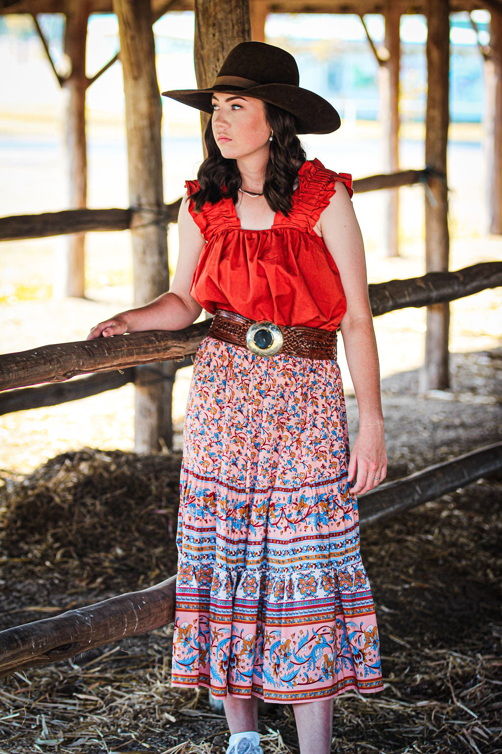 Regal Skirt - Peach