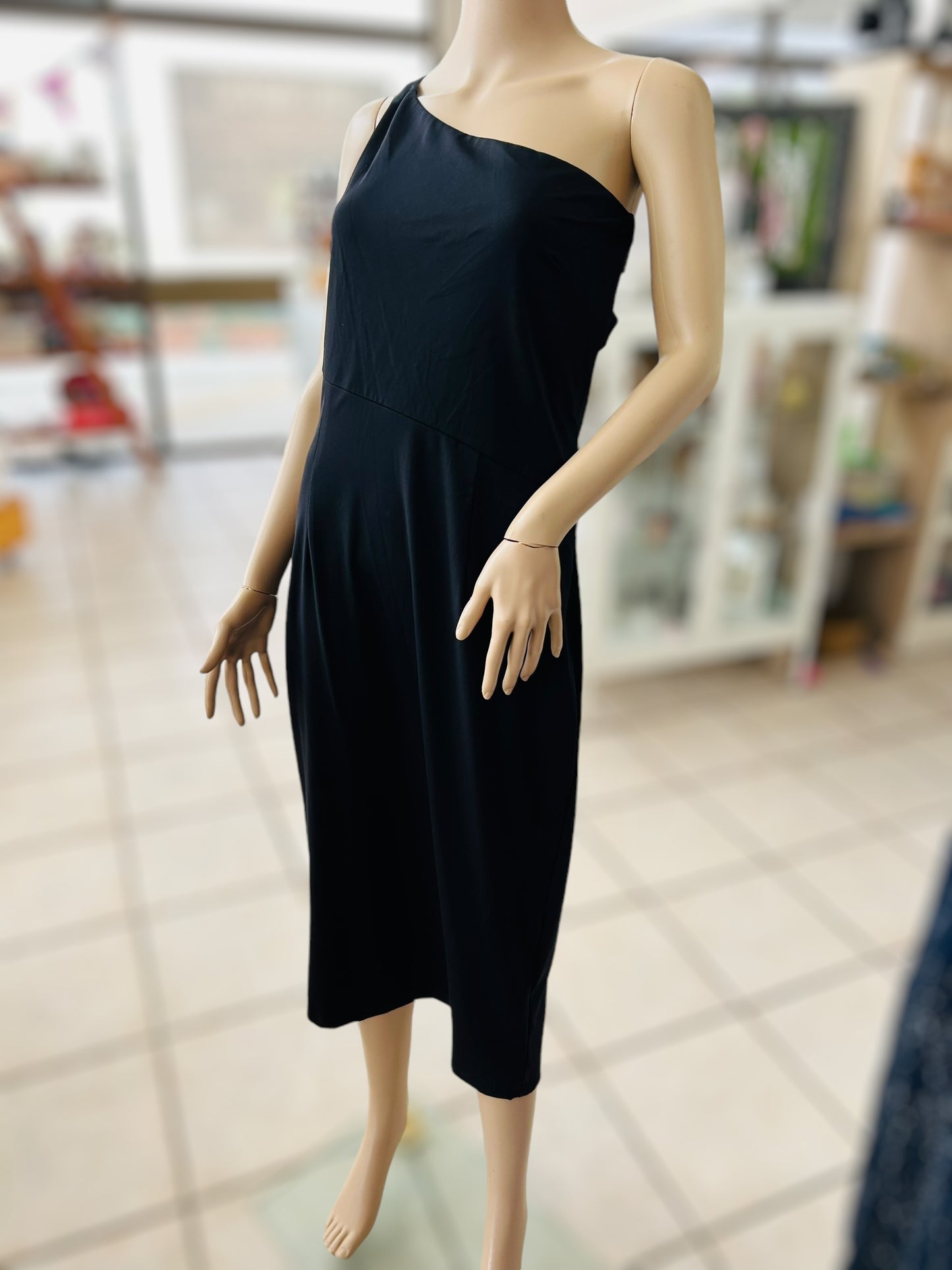 ROMANCE BY HONEY & BEAU RD214302 Ivy Two-Toned Dress Black SIZE 12