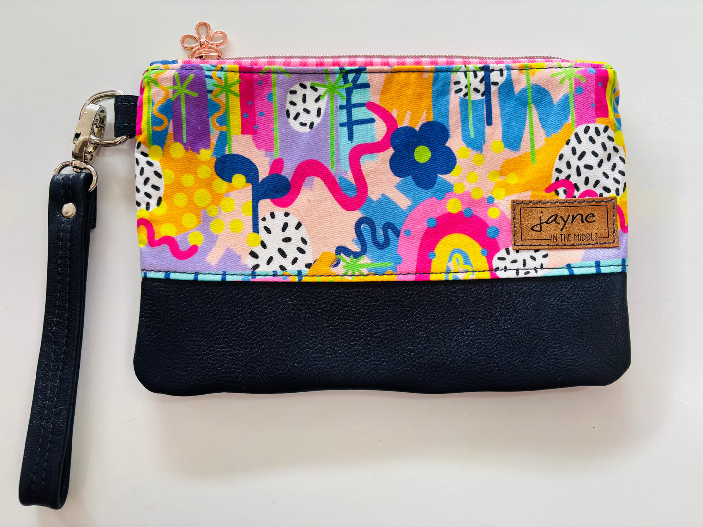 Rainbow Pop Wristlet Clutch & Coin Purse Set