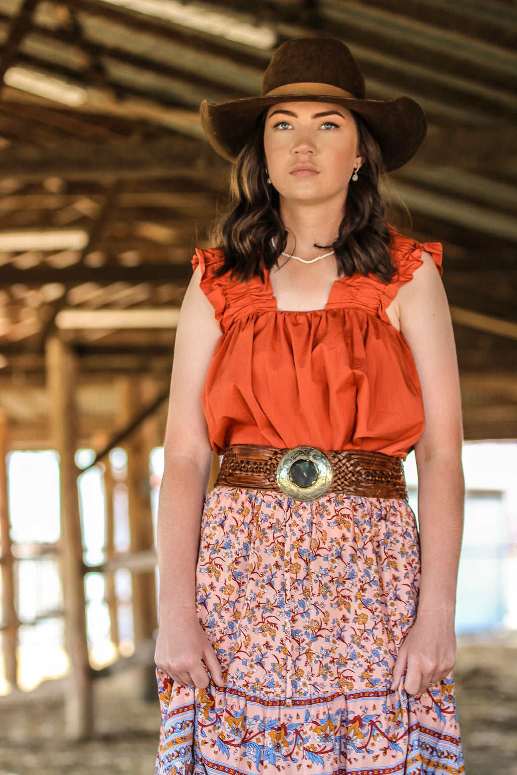 Regal Skirt - Peach