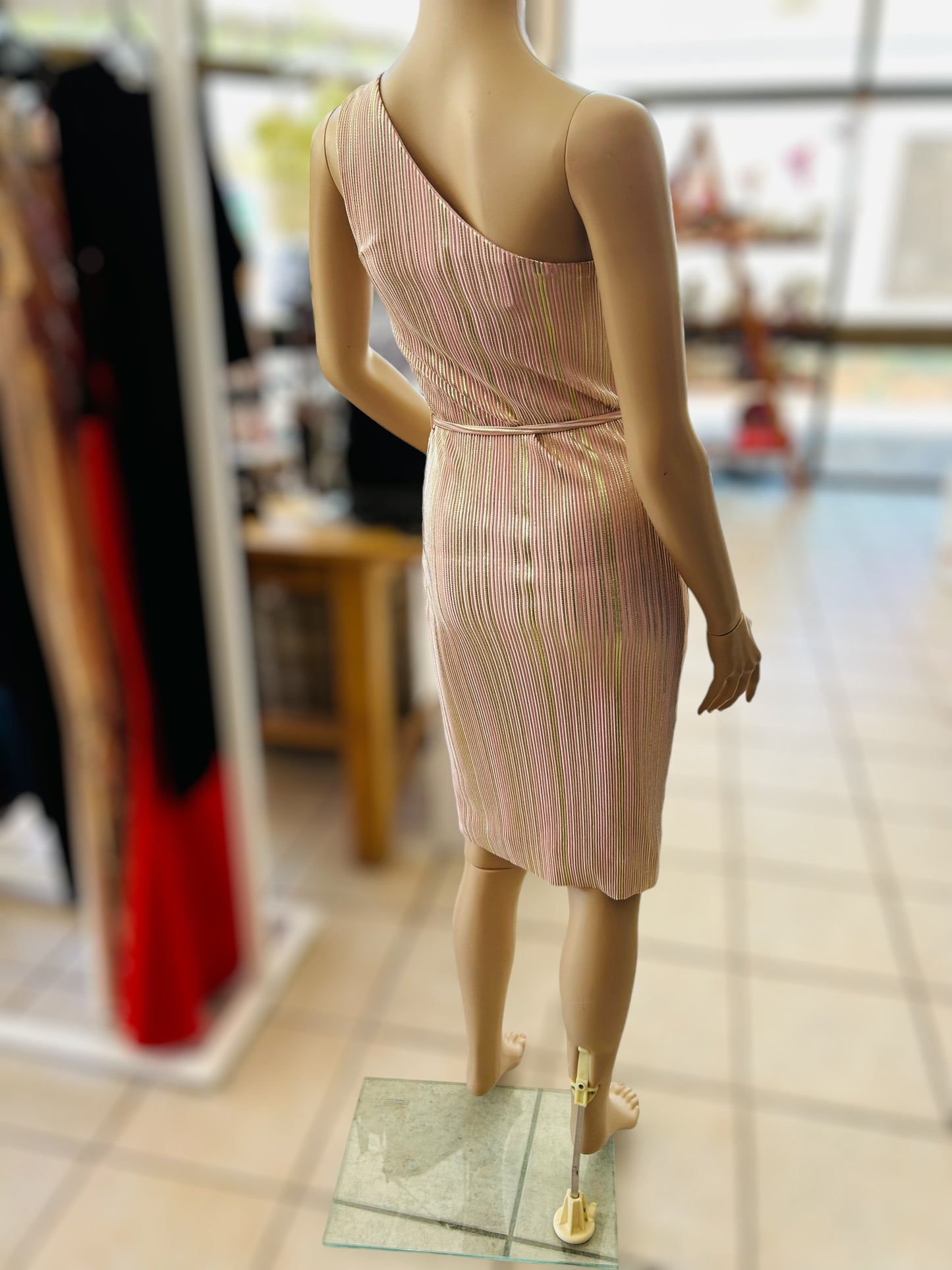 ROMANCE BY HONEY & BEAU - Euphoric Dress - Pink Multi Size 8