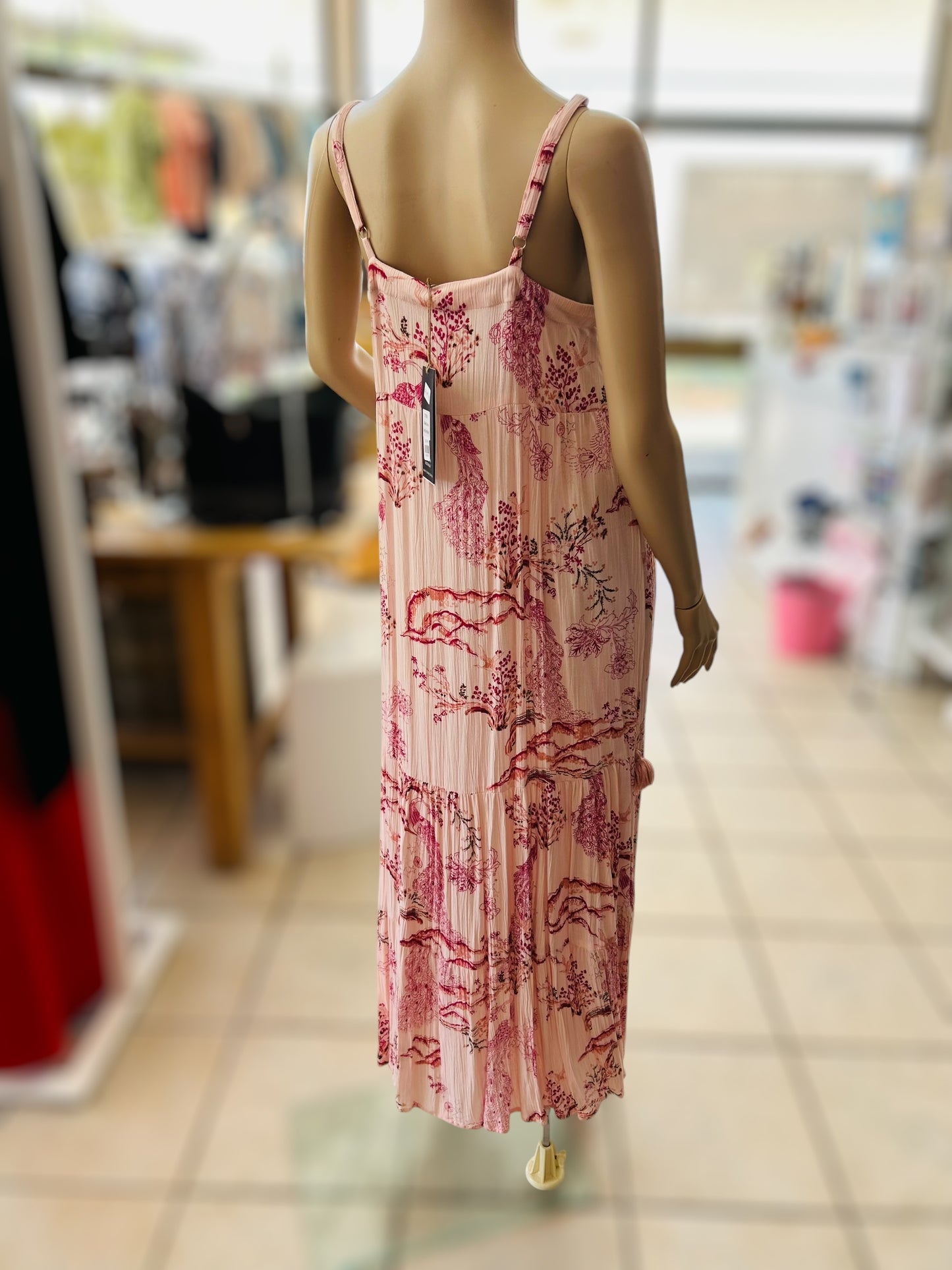 TALISMAN Dahna Dress RED BIRD PINK S