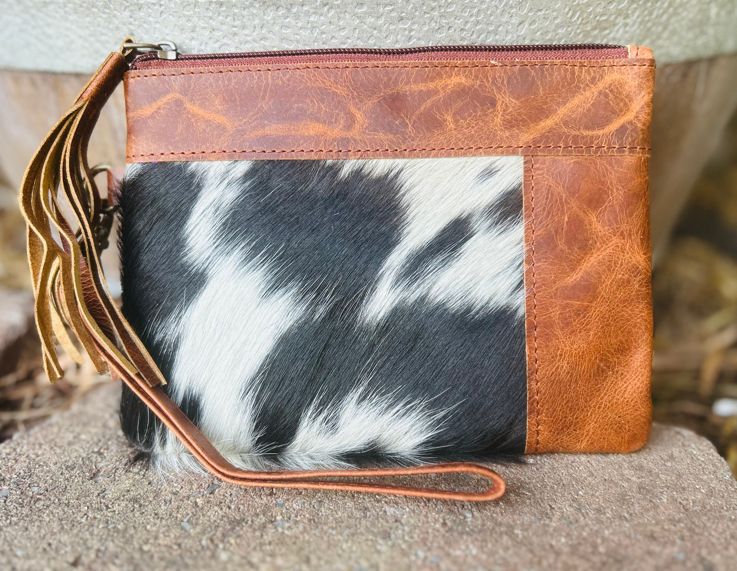 Small Cowhide clutch