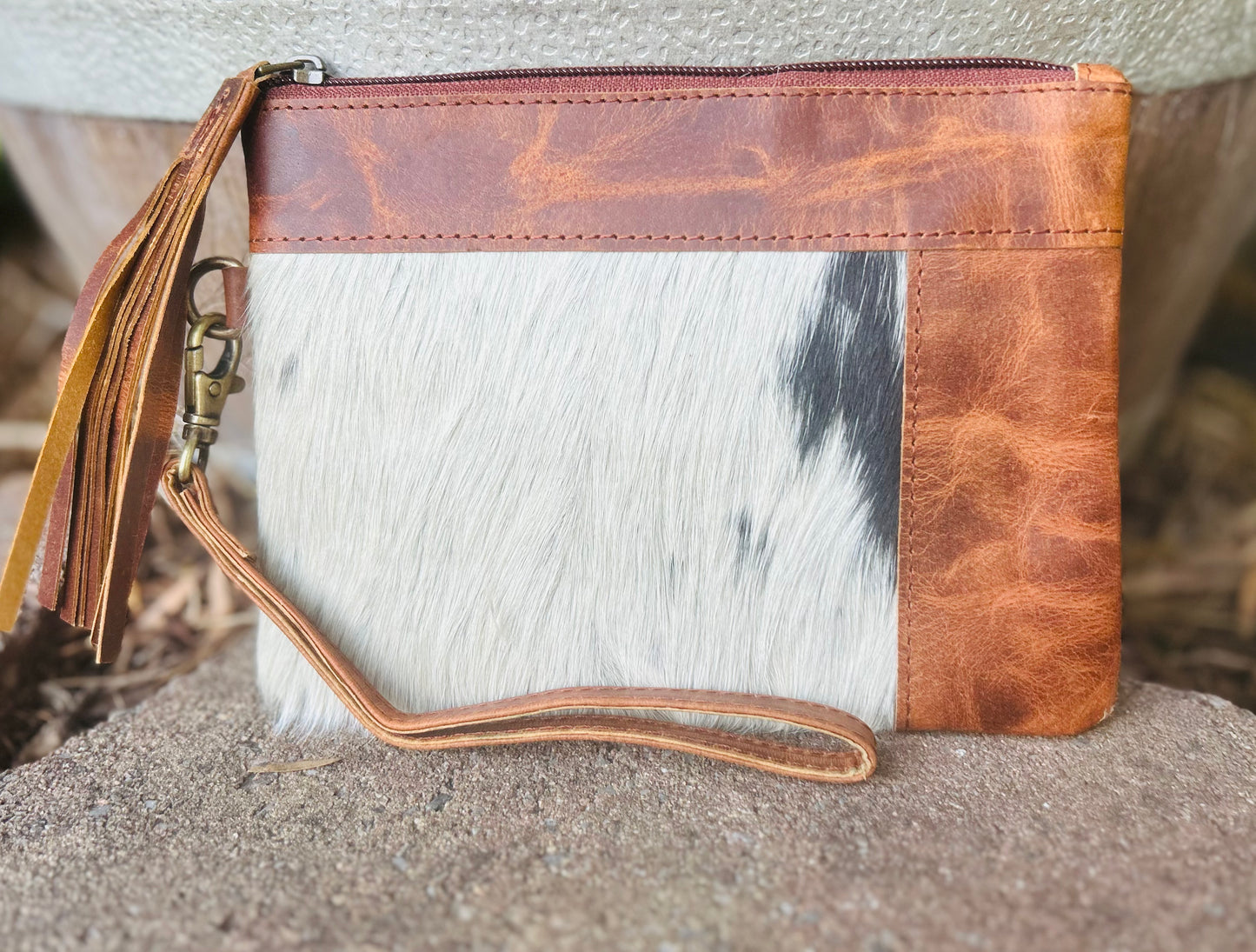Small Cowhide clutch