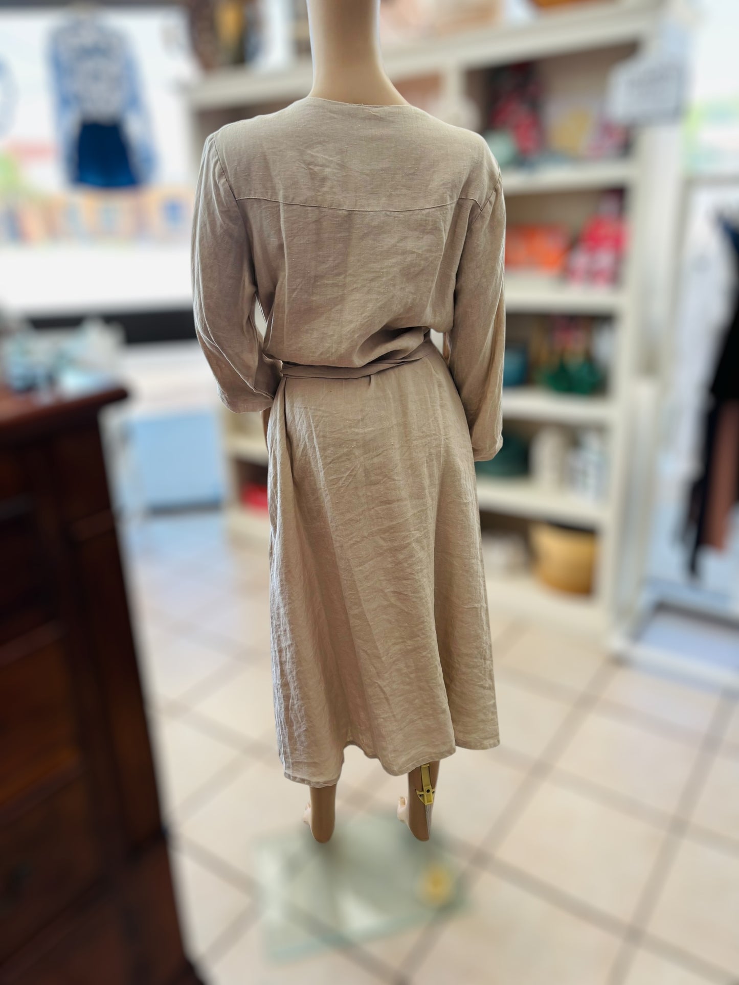 SHANTY CORP. Natalia Dress NATURAL M