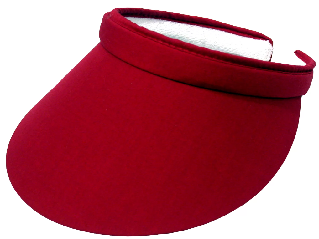 PLAIN SPECTACLE VISOR WITH GREENUNDER BRIM