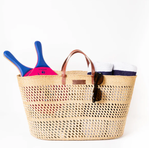 AKILI Handwoven Beach Bag