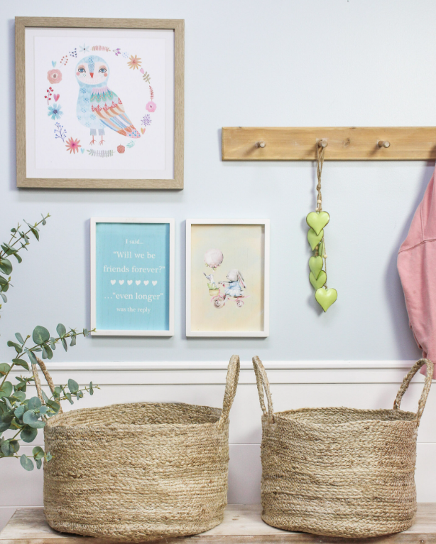 Basket Soft Jute S/2