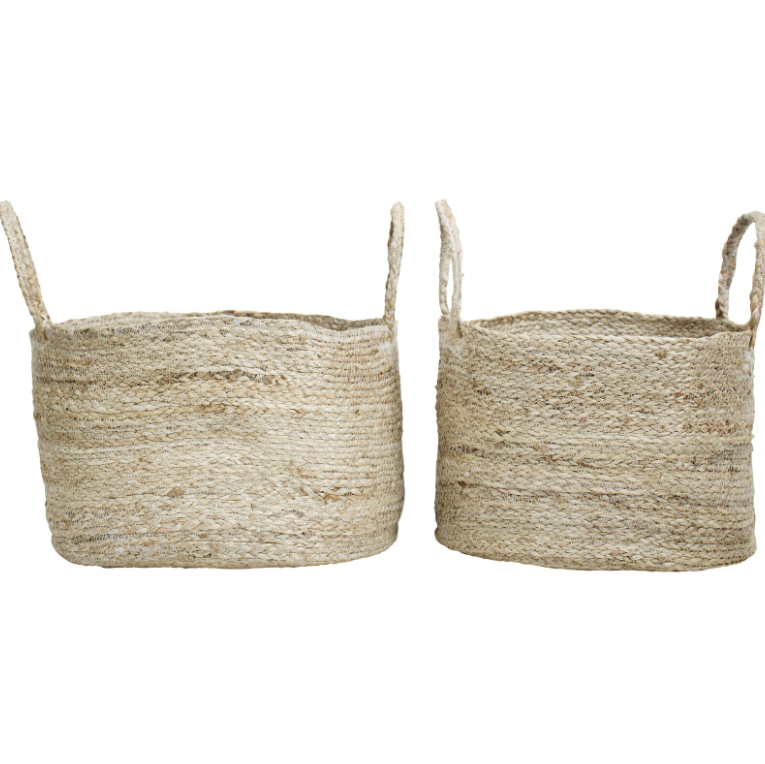 Basket Soft Jute S/2