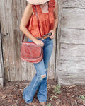 Leather Hide Tote Bag