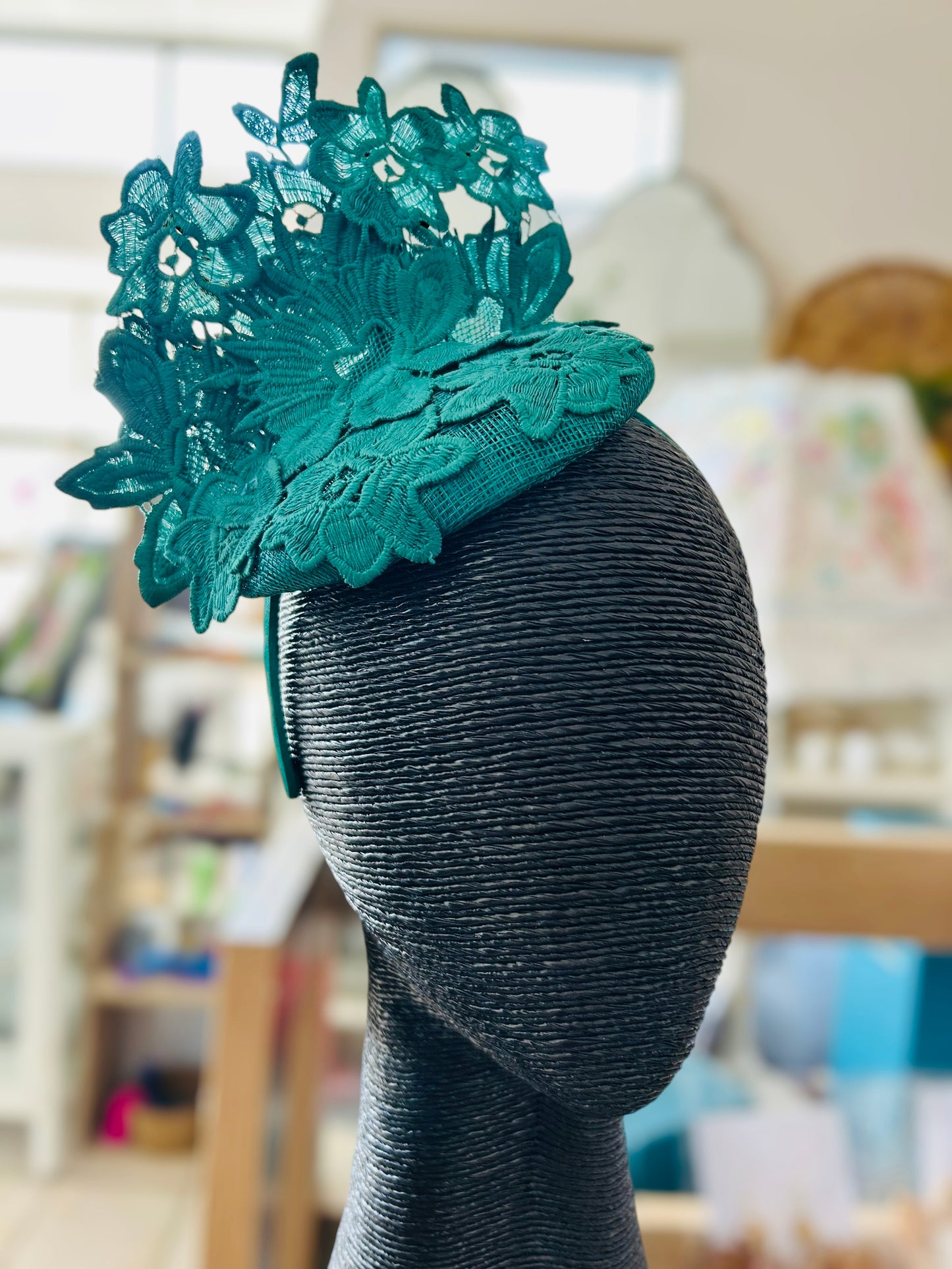 Violetta Lace Beret Fascinator by Morgan & Taylor