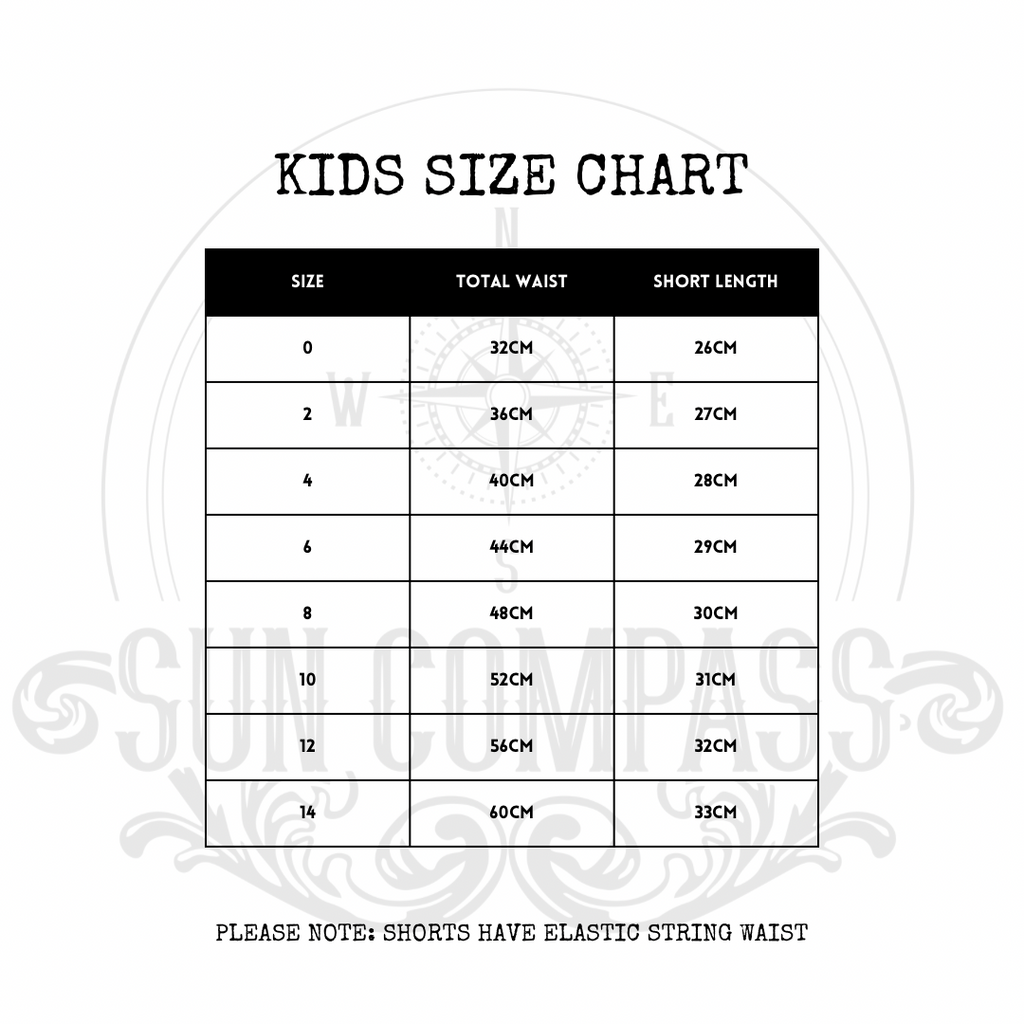 Sun Shorts - Kids Gingham