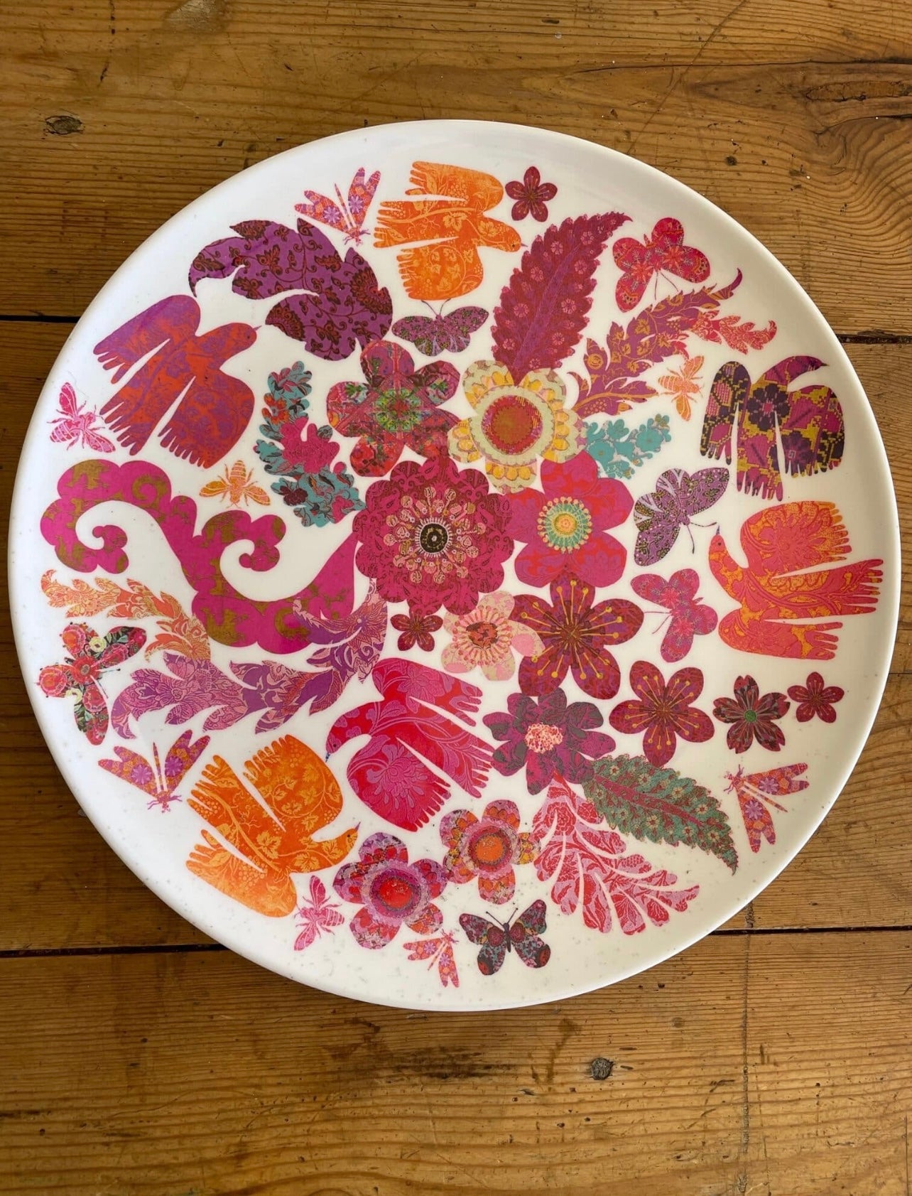 MELAMINE PLATE FLORABEL