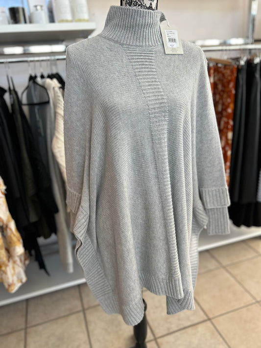 MESOP Opal Poncho Knit - GREY