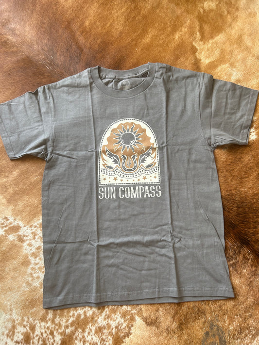 Western Sun Tee - Grey