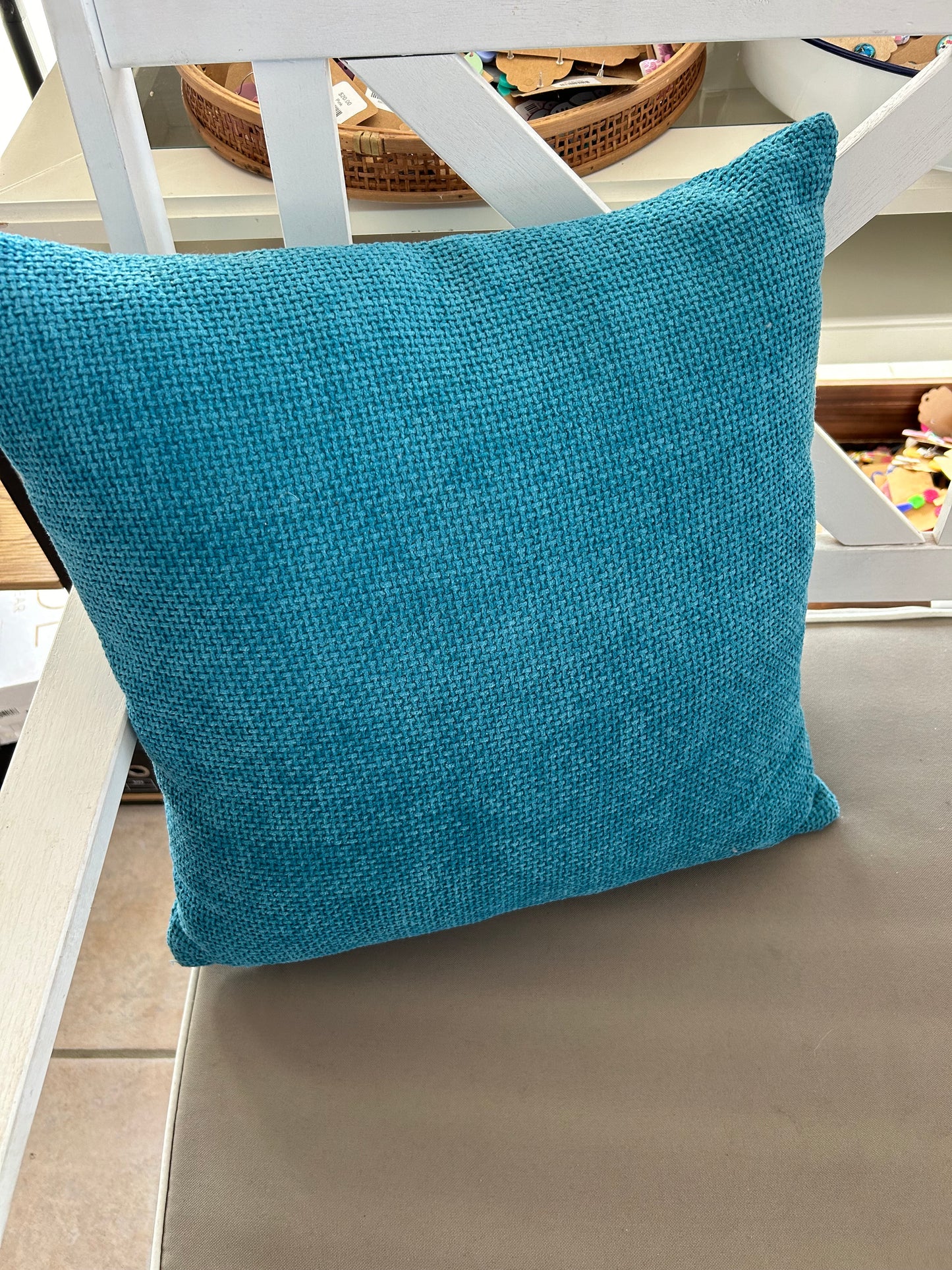 Blue Textured Cushions