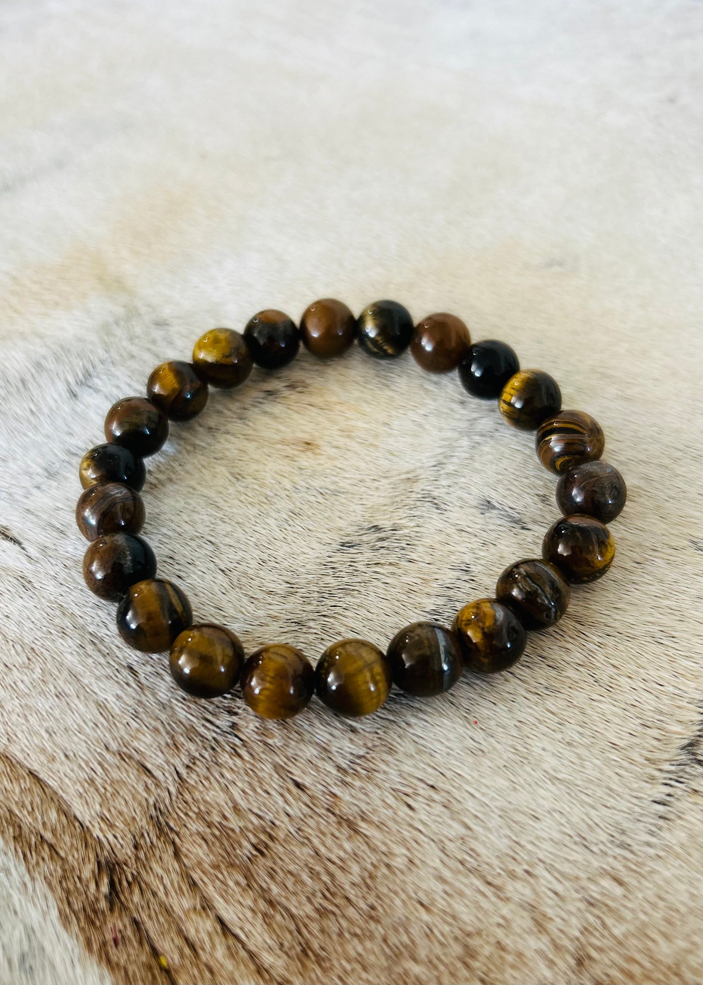 Natural Stone Beaded Bracelet