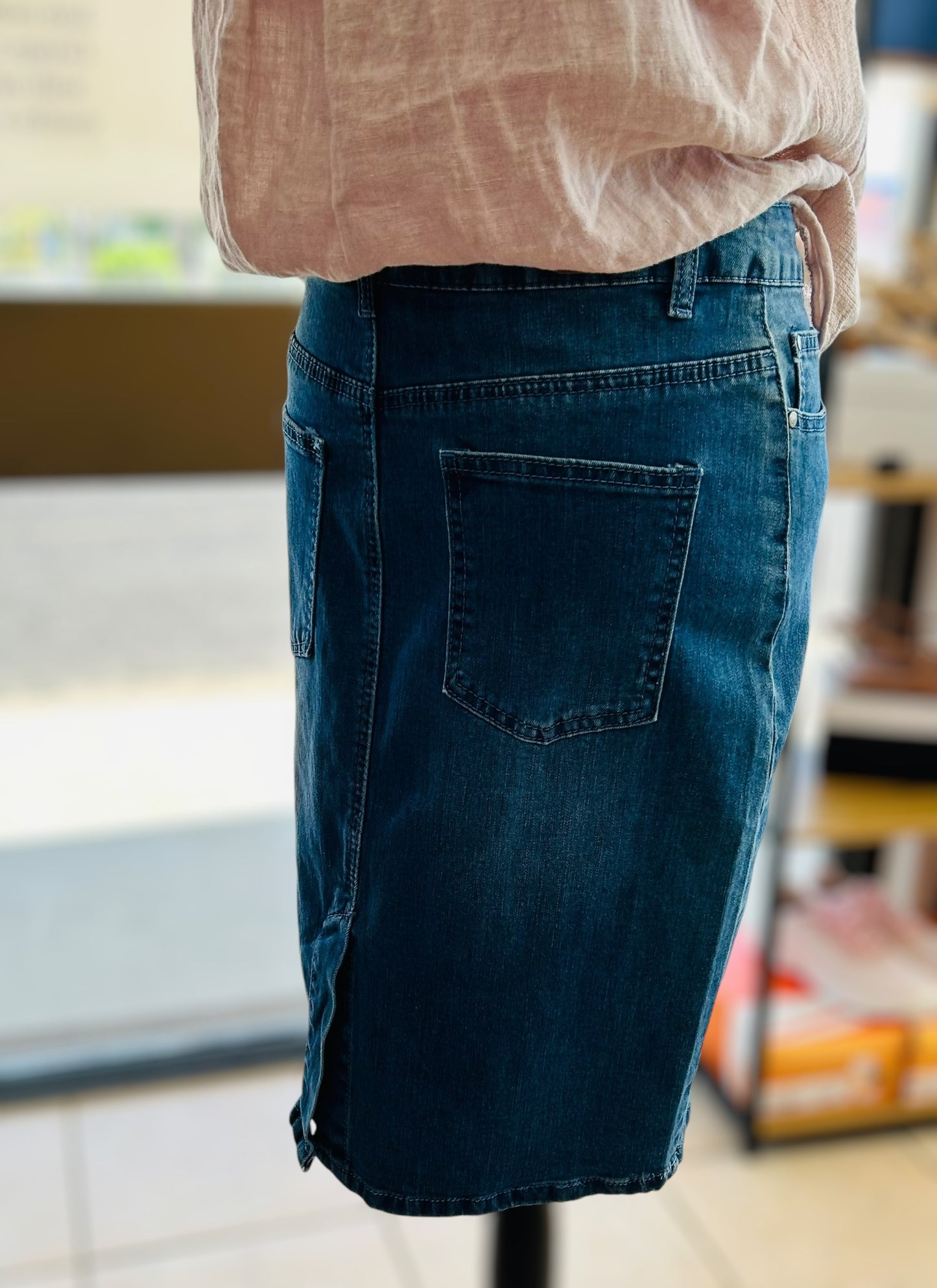 COUNTRY DENIM CGK1034-M. BLUE SKIRT