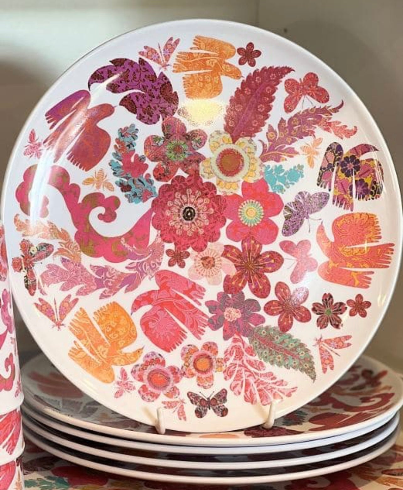 MELAMINE PLATE FLORABEL