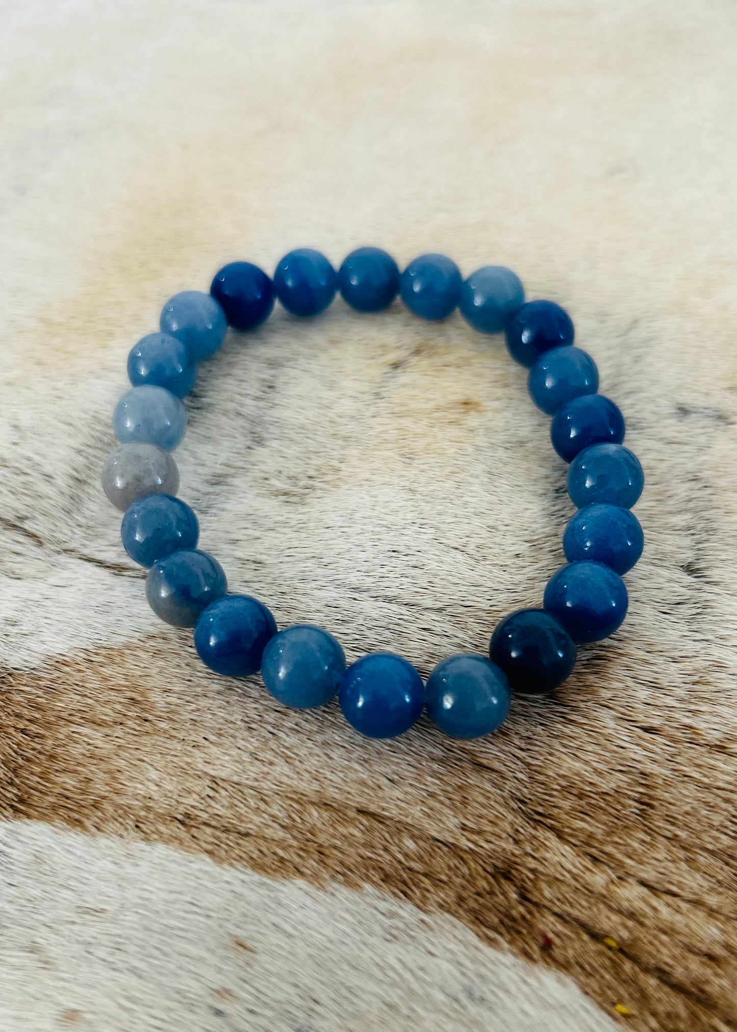 Natural Stone Beaded Bracelet