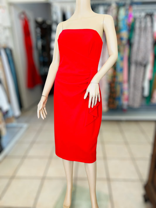 ZALIEA Short stretch scuba crepe dress SIZE 10