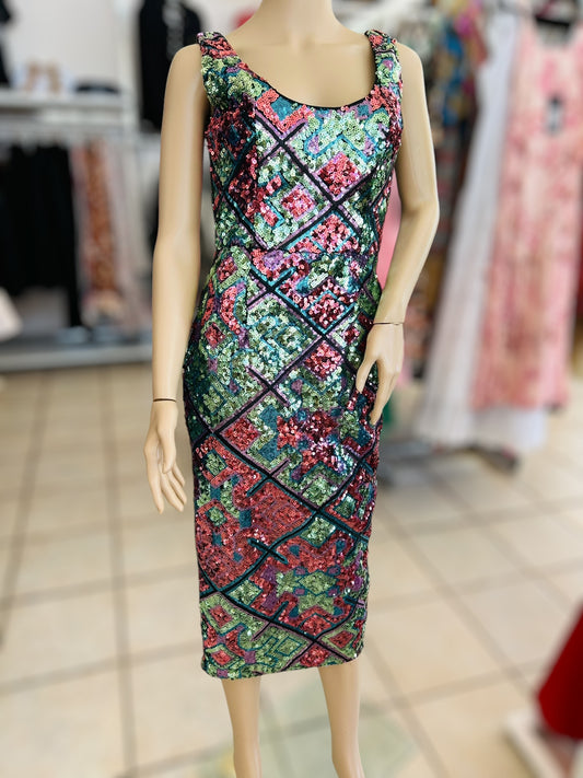 ROMANCE BY HONEY & BEAU RD224204 FIORELLA MIDI SIZE 8