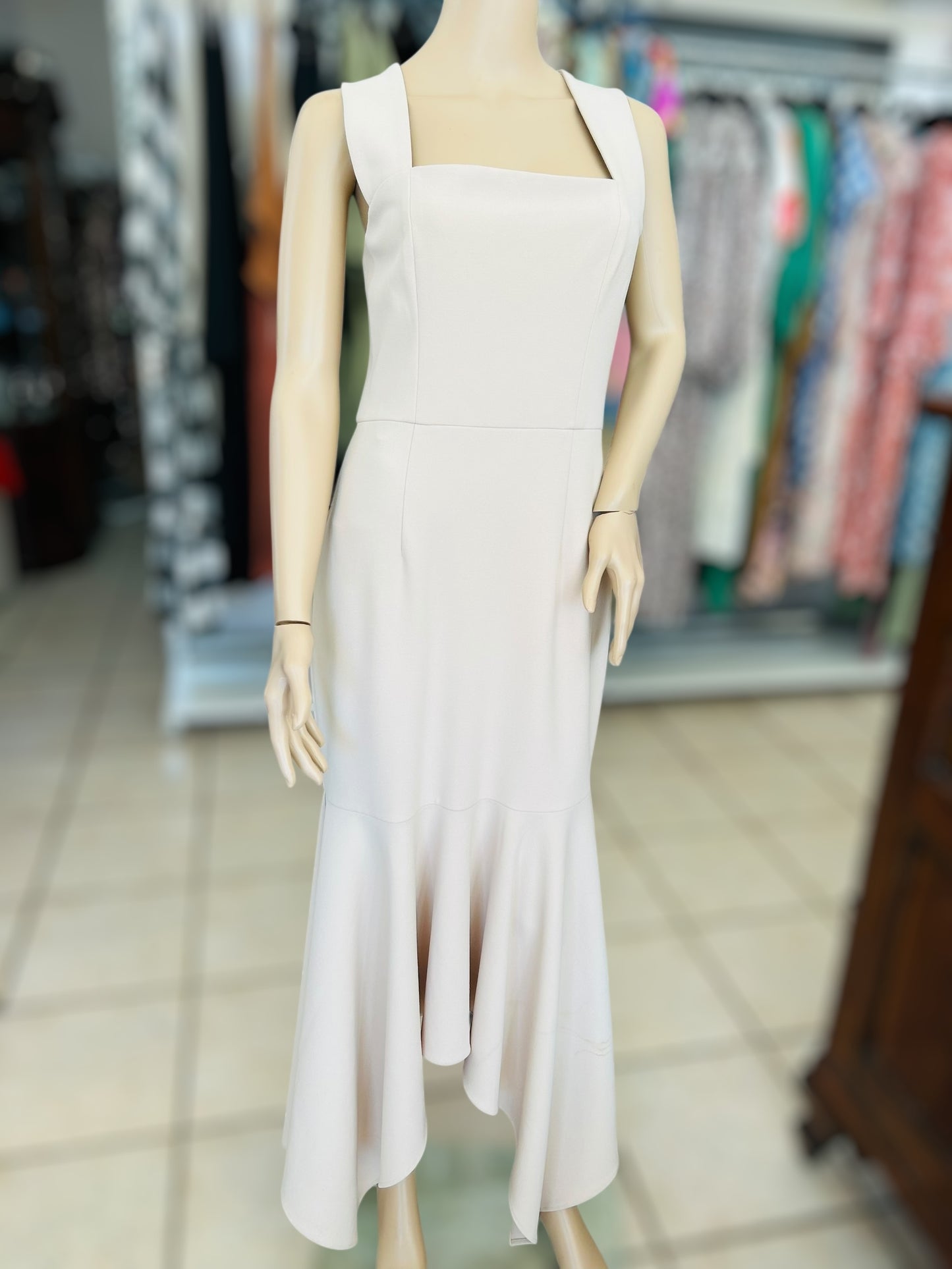 ROMANCE BY HONEY & BEAU VICINITY MAXI SIZE 10 NUDE