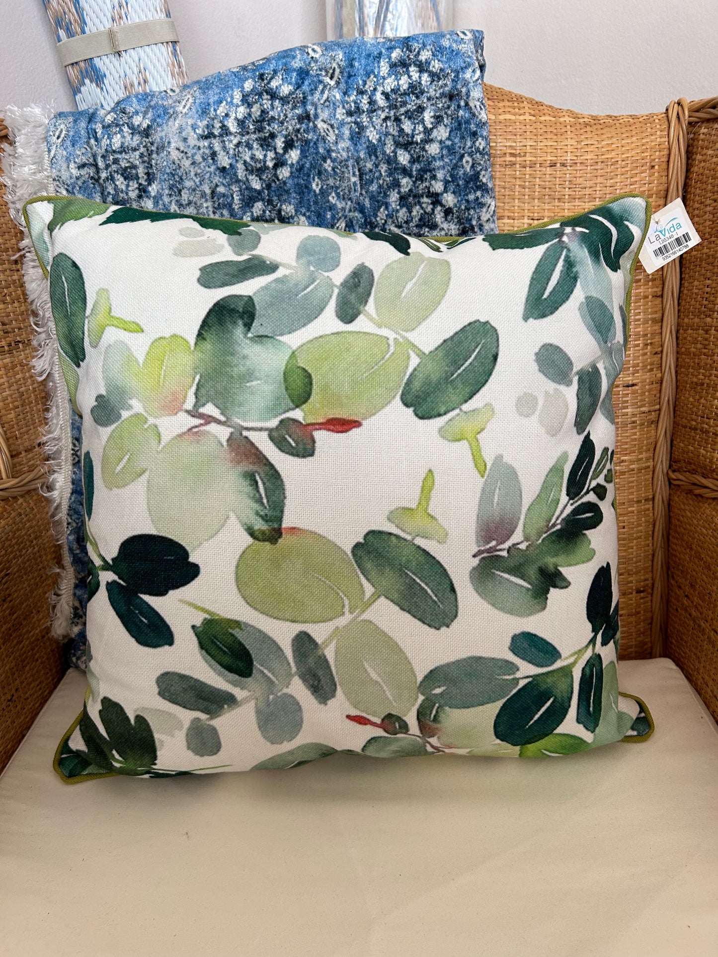 Green Foliage Cushion