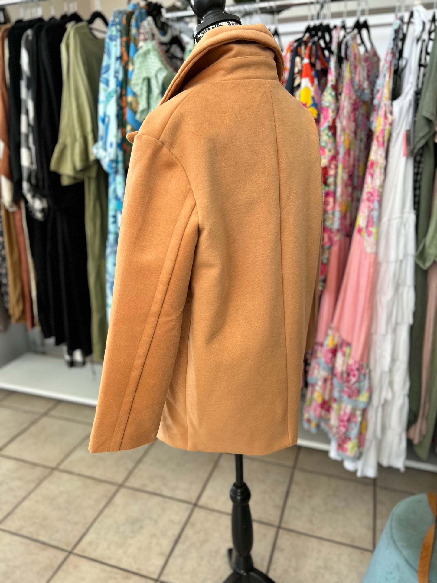 PINK DIAMOND Overcoat TAN