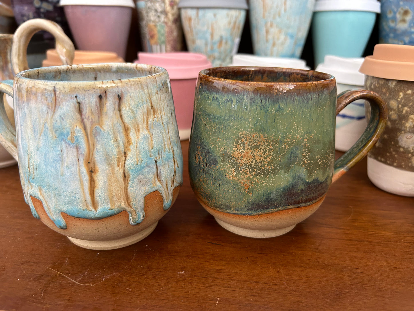 Ceramic Mugs with Handles