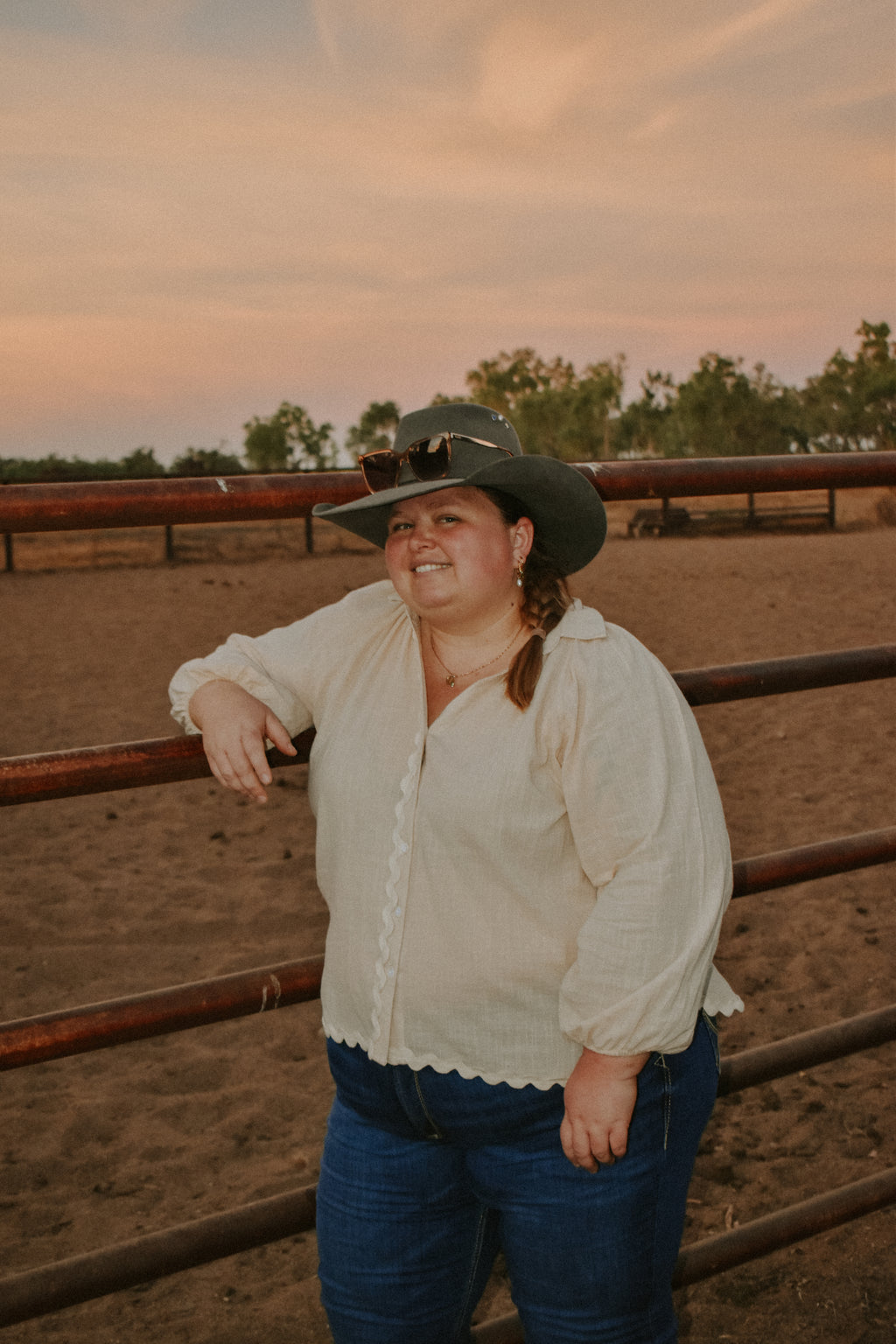 Mitchell Blouse - Barely