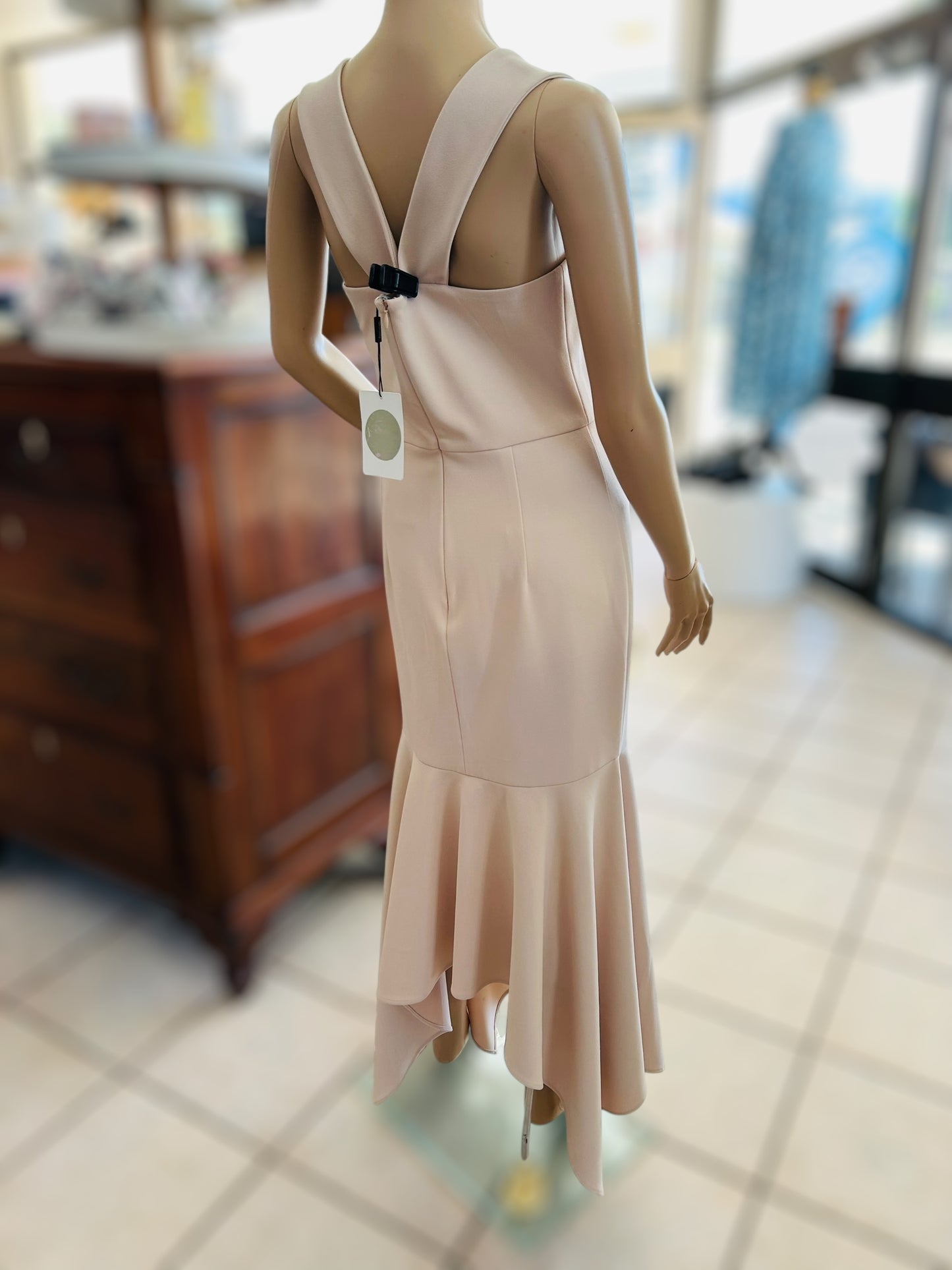 ROMANCE BY HONEY & BEAU VICINITY MAXI SIZE 10 NUDE