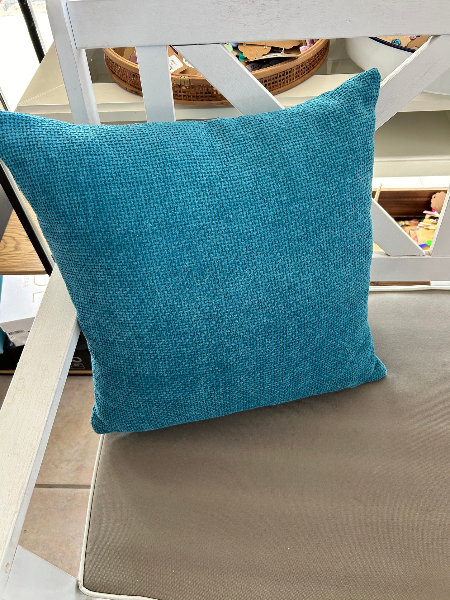 Blue Textured Cushions