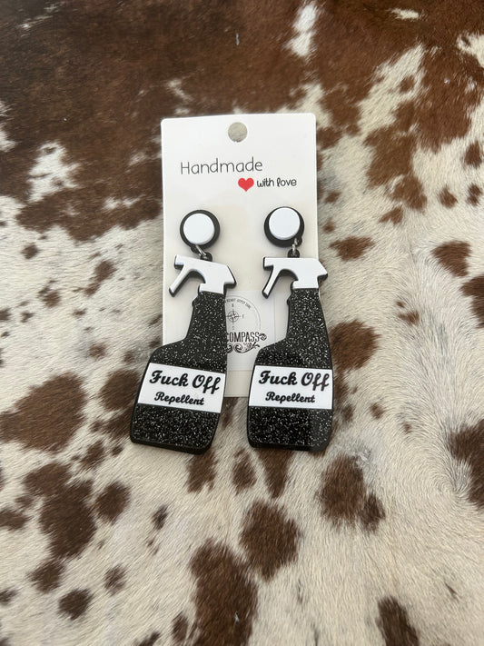 F**k Off Repellent Earrings