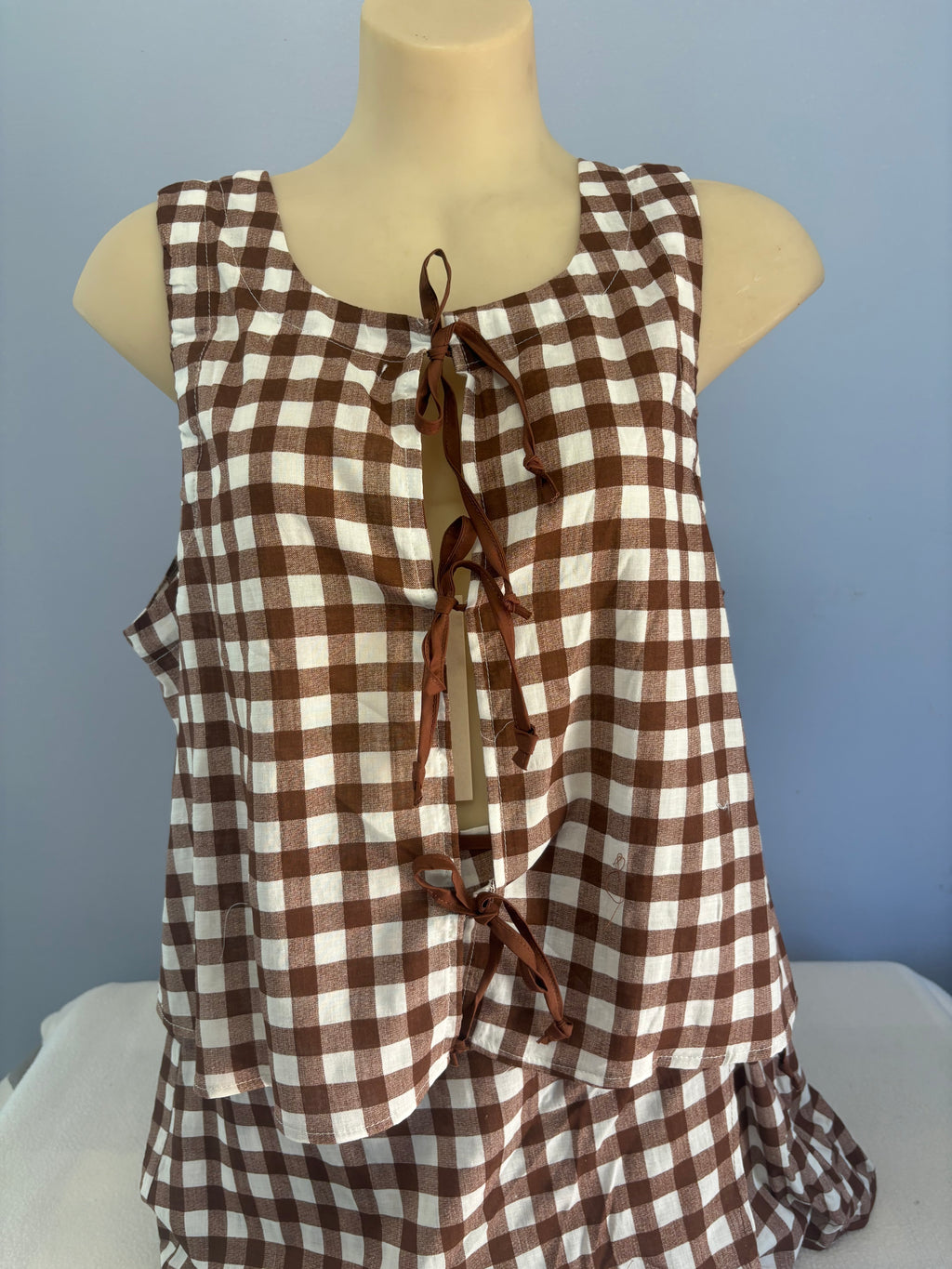 Claypan Playset Top - Gingham