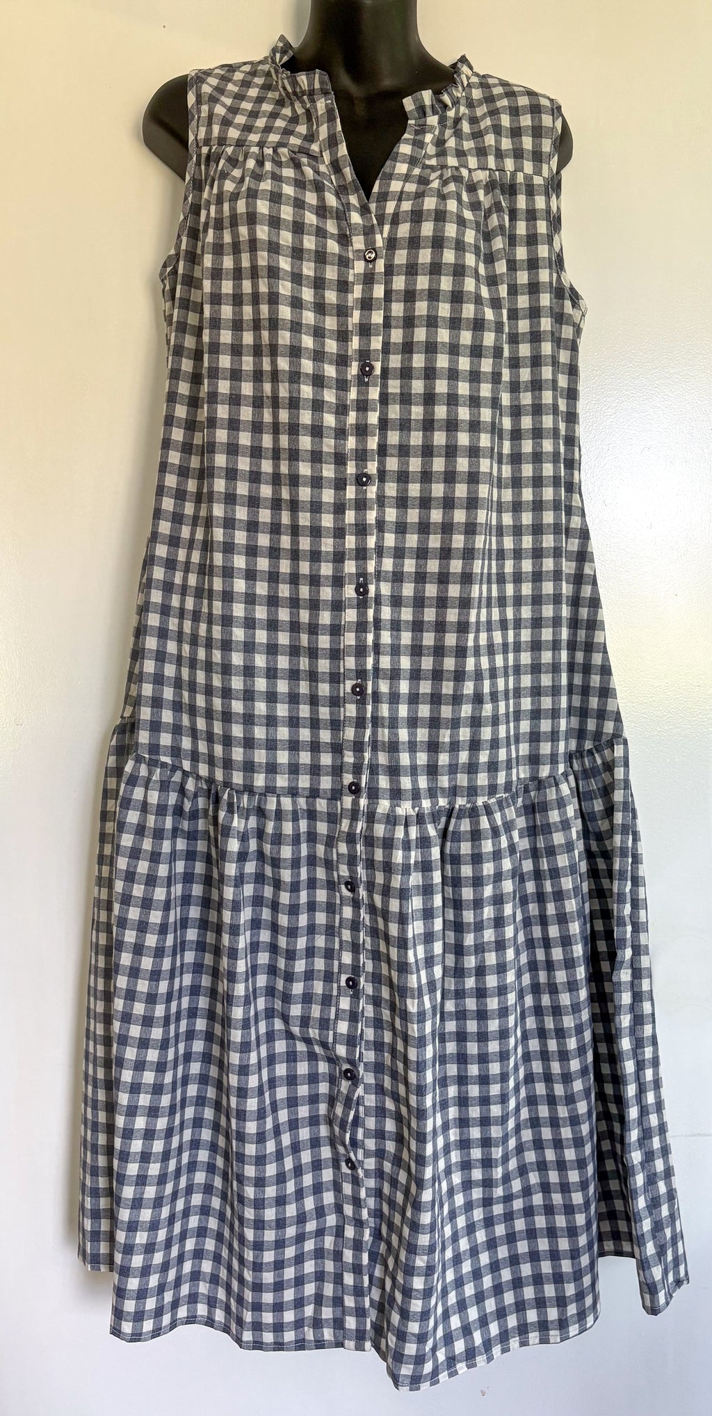 Dawn Dress - Blue Gingham