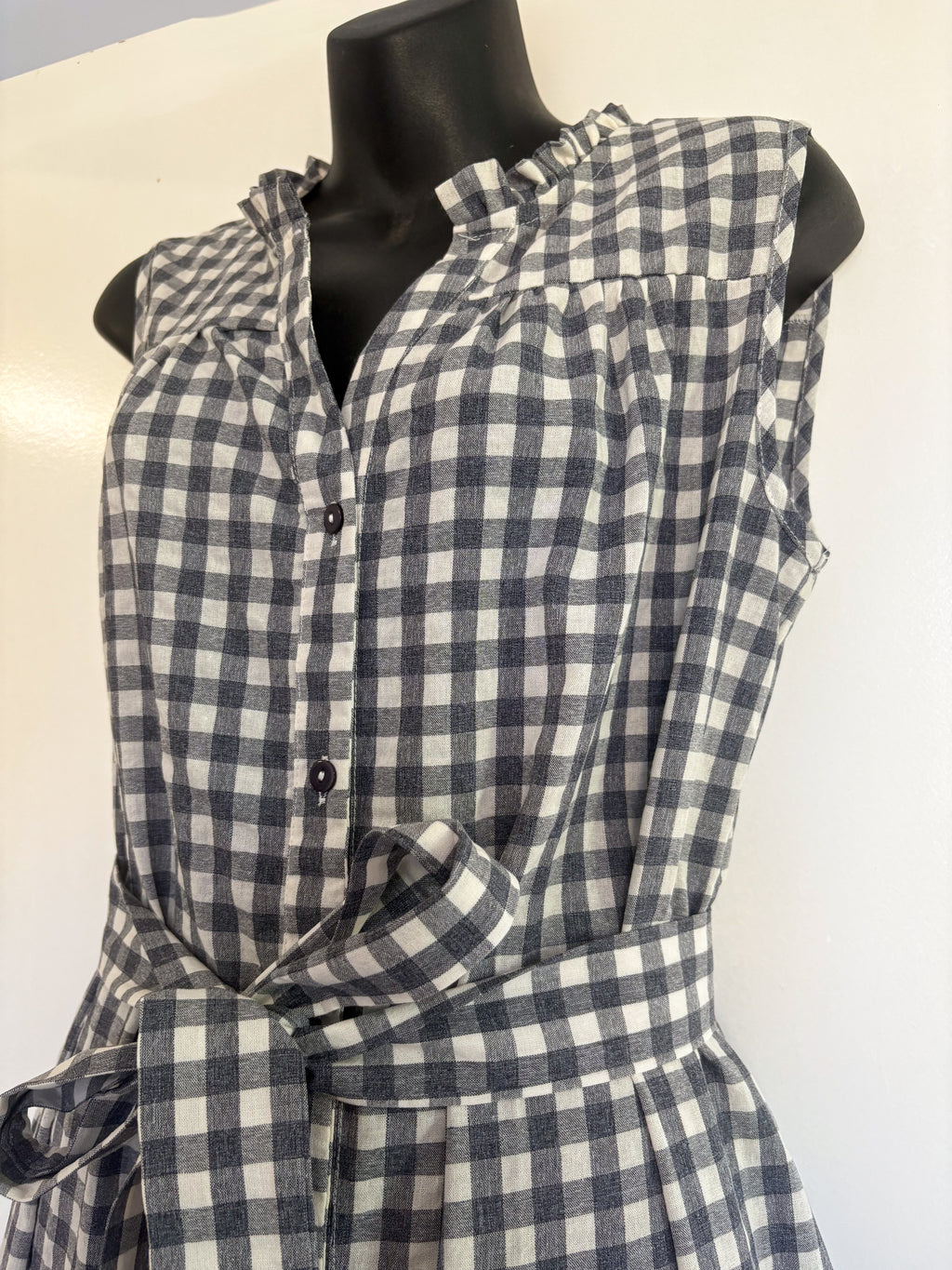 Dawn Dress - Blue Gingham