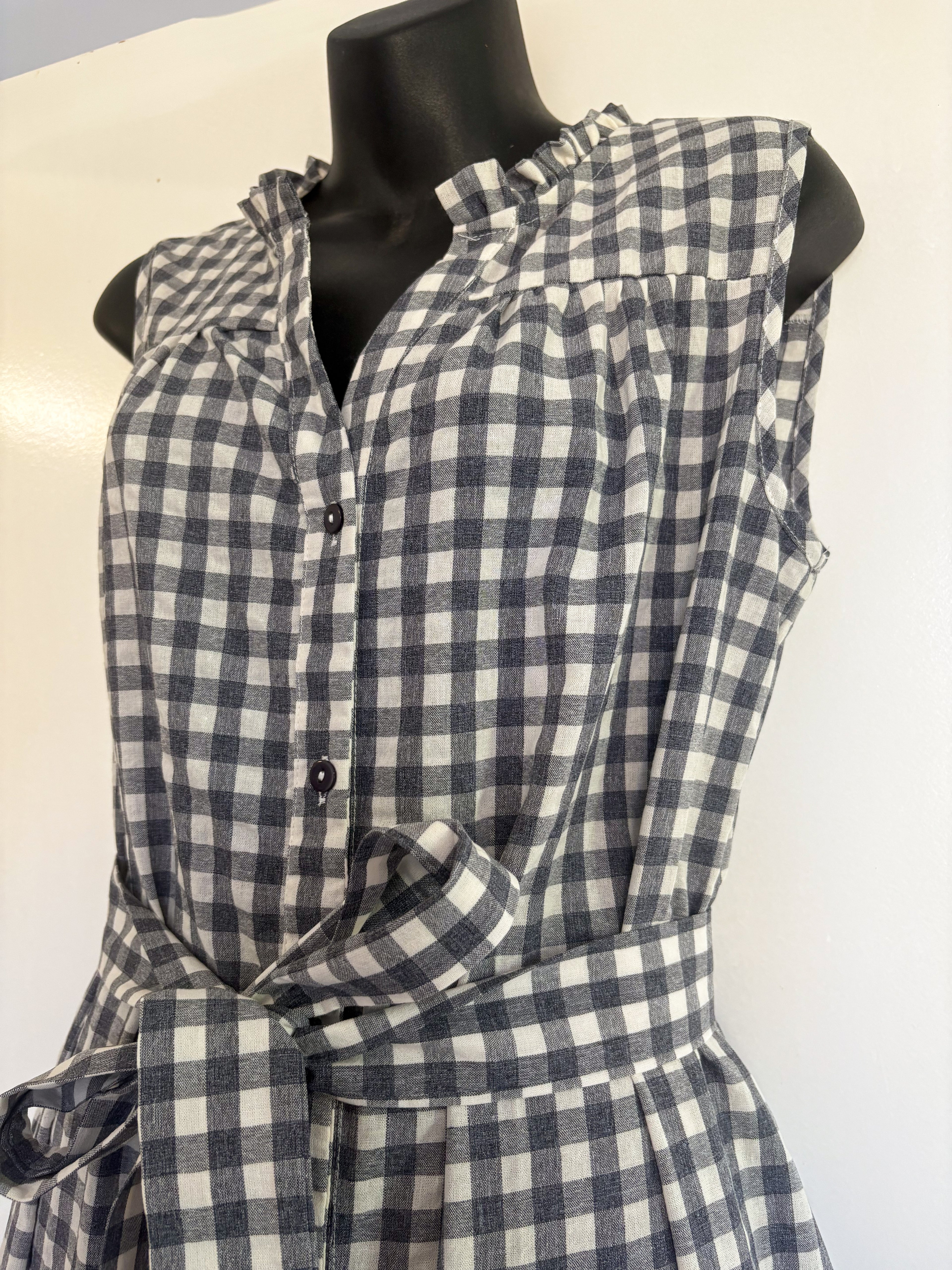 Dawn Dress - Blue Gingham