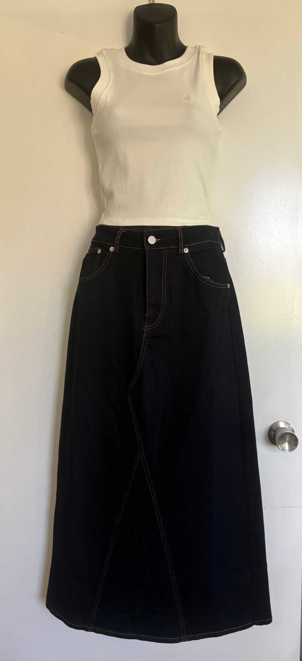 Bella Skirt - Dark Denim