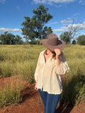 Mitchell Blouse - Barely