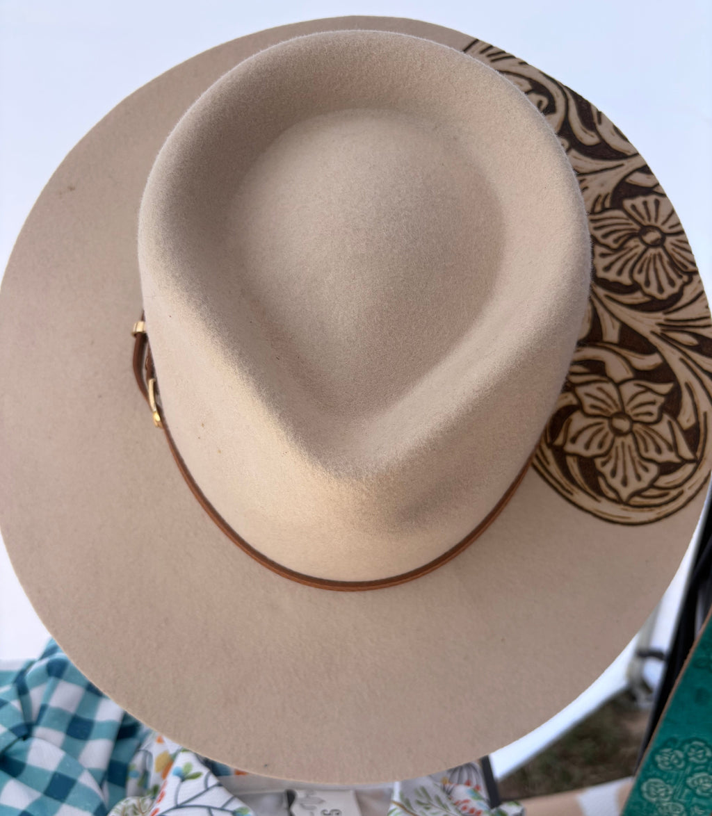 Western Rose Hat by Burning Wild Designs