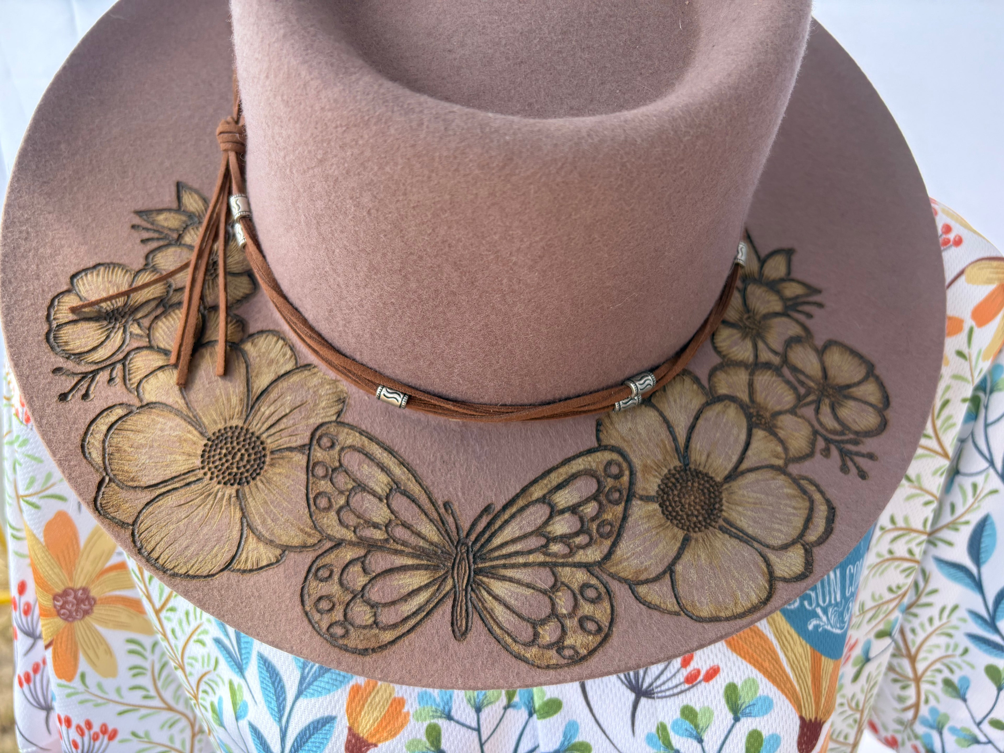 Butterfly Season Hat by Burning Wild Designs