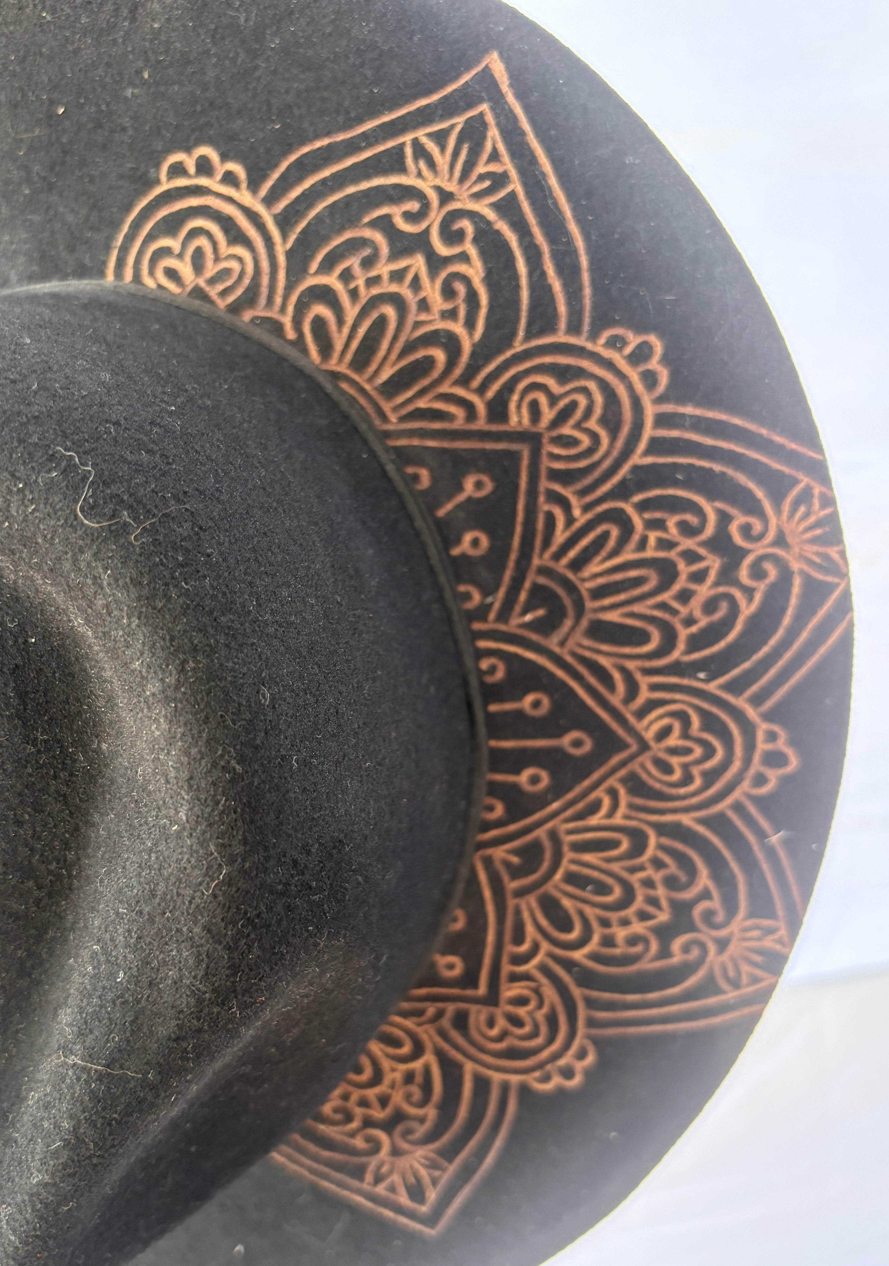 Mandala Hat by Burning Wild Designs