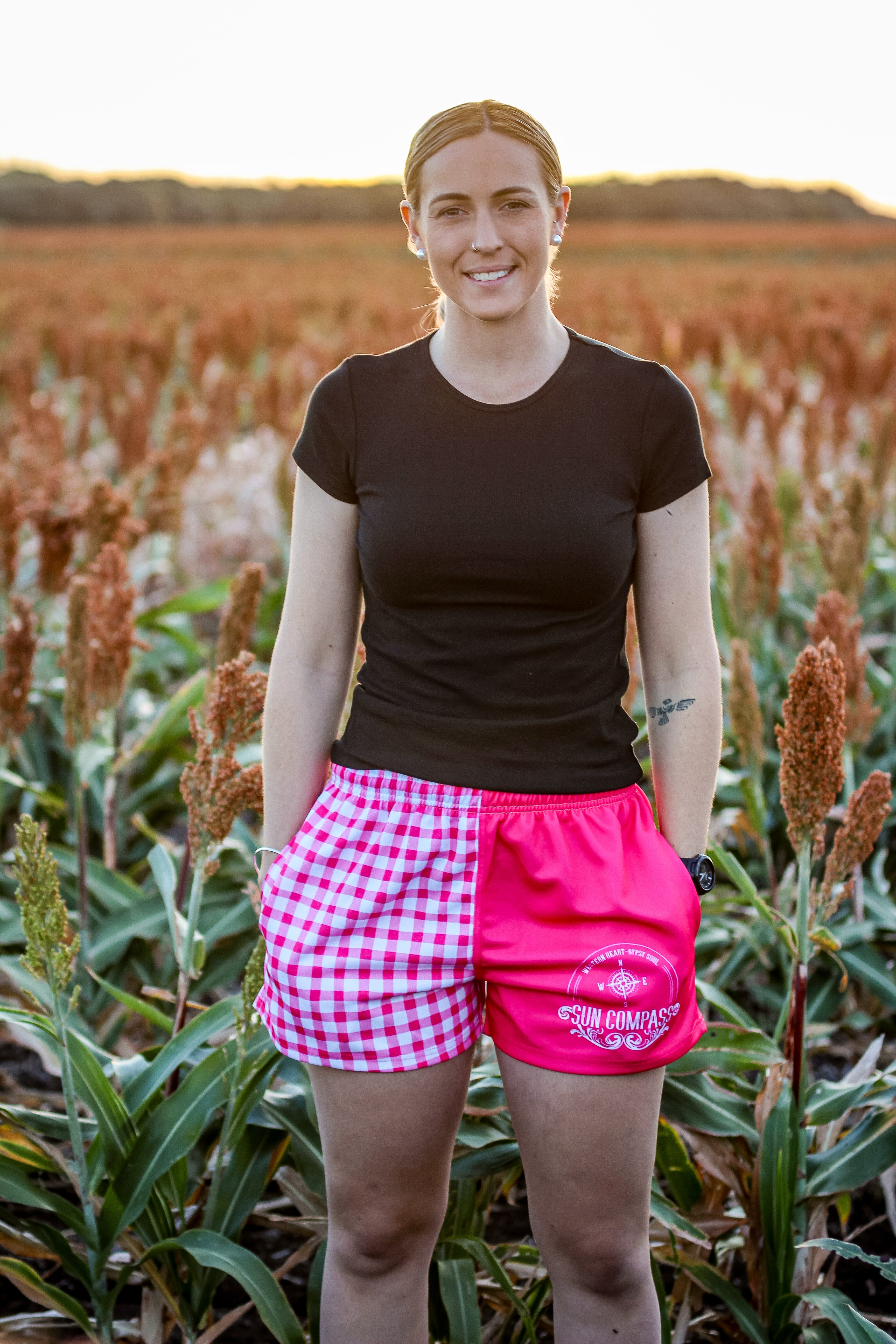 Sun Shorts - Adults Gingham