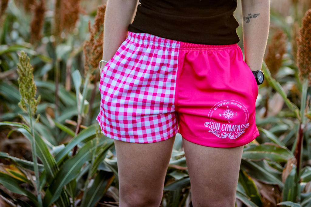Sun Shorts - Adults Gingham