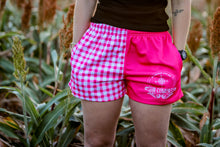 Load image into Gallery viewer, Sun Compass Adults Gingham Rugby Shorts