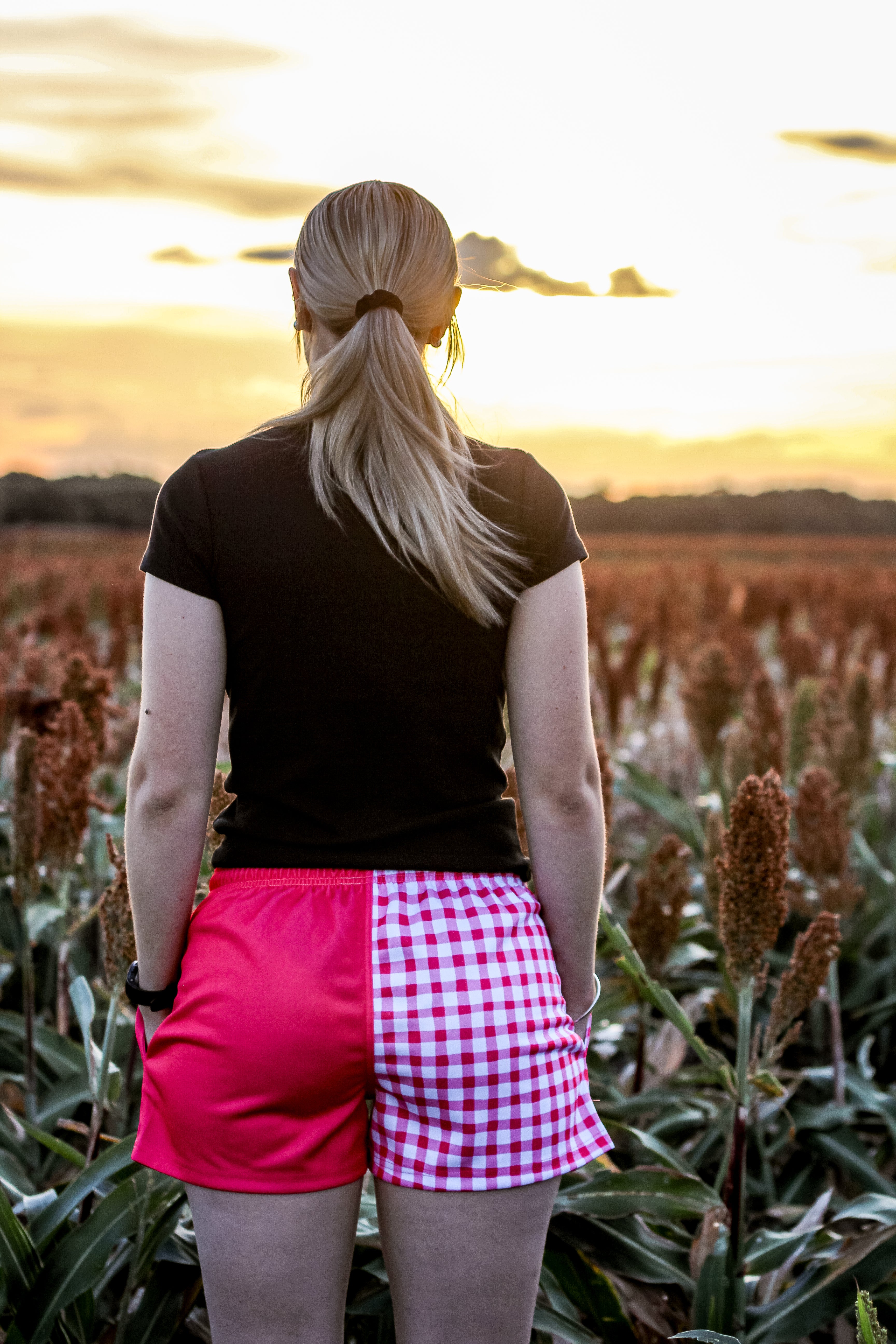 Sun Shorts - Adults Gingham